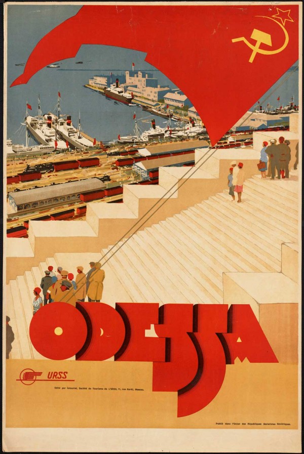 Odessa vintage travel poster  Print
